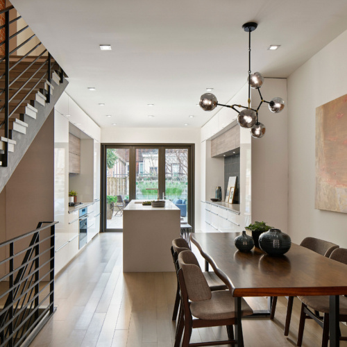 recent Logan Square Town House home design projects
